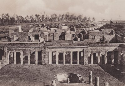 Casa Di Diomede, Diomedes House (s/h-billede) af Italian Photographer