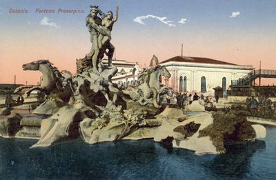 Catania, Italien, Proserpina-fontænen af Italian Photographer