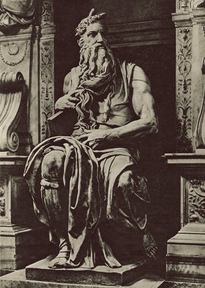 Kirke S Pietro in Vincoli, Moses af Michelangelo af Italian Photographer