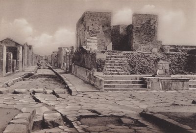 Empio Della Fortuna, Lykketemplet (s/h-billede) af Italian Photographer