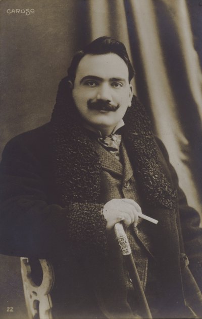Enrico Caruso, italiensk operasanger (s/h foto) af Italian Photographer