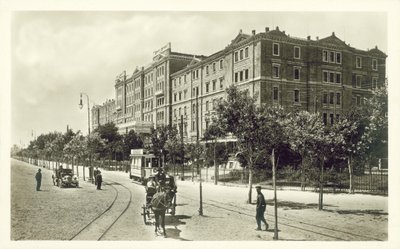 Excelsior Palace Hotel, Lido, Venedig (s/h-billede) af Italian Photographer