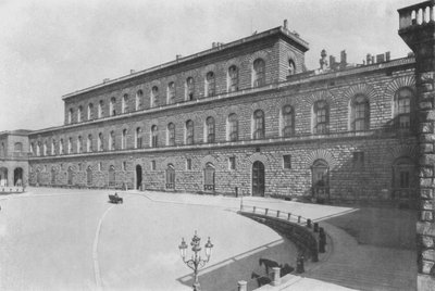 Firenze, R Palazzo Pitti (s/h-billede) af Italian Photographer
