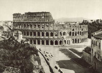 Flavisk amfiteater eller Colosseum af Italian Photographer