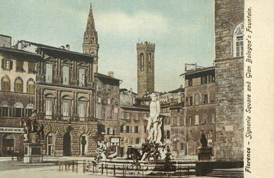 Firenze, Italien, Piazza Signoria af Italian Photographer