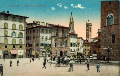 Firenze, Piazza Della Signoria af Italian Photographer