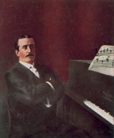 Giacomo Puccini, italiensk komponist (foto i farver) af Italian Photographer