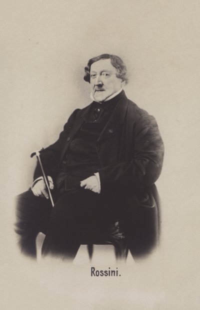 Gioachino Rossini, italiensk komponist af Italian Photographer