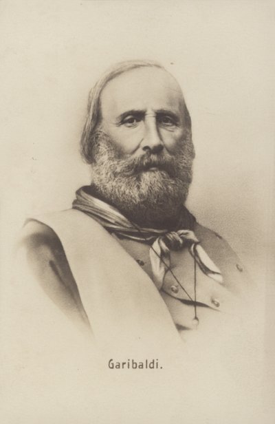 Giuseppe Garibaldi af Italian Photographer