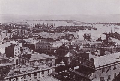 Italien: Genova, panorama (s/h foto) af Italian Photographer