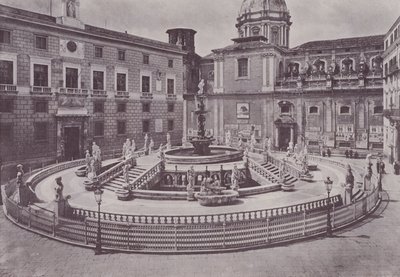 Italien: Palermo, Piazza Pretoria (s/h foto) af Italian Photographer