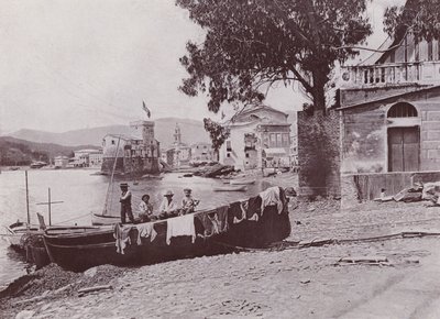 Italien: Rapallo, havnen (s/h foto) af Italian Photographer