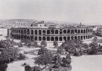 Italien: Verona, den romerske arena (s/h foto) af Italian Photographer
