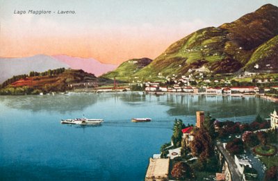 Maggioresøen, Laveno (farvefoto) af Italian Photographer