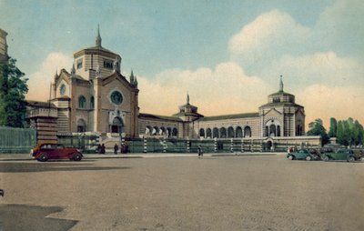 Milano / Milano: Den monumentale kirkegård (farvefoto) af Italian Photographer