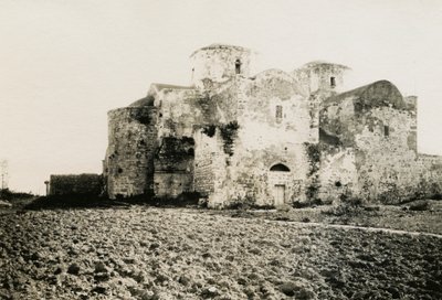 Klosteret Agios Varnavas, Engomi, Cypern, fotografi af Camille Enlart, Paris af Italian Photographer