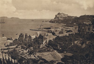 Napoli: Baia, Panorama Col Castello (s/h foto) af Italian Photographer