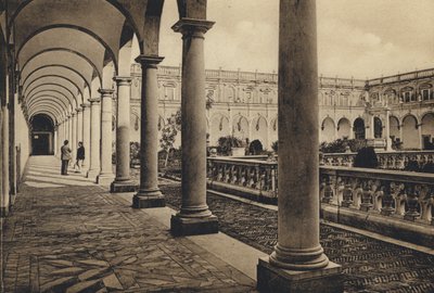 Napoli: Chiostro Di S Martino (s/h foto) af Italian Photographer