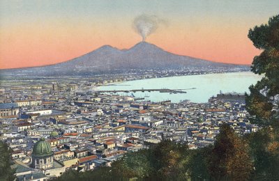 Napoli, Italien, Vesuv af Italian Photographer