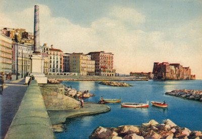 Napoli / Napoli: Via Partenope og Castel Dell