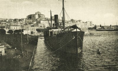 Panorama fra havnen (s/h-foto) af Italian Photographer