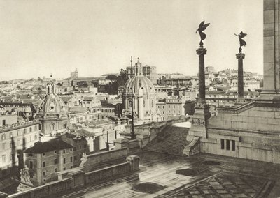 Panorama fra monumentet til Victor Emanuel af Italian Photographer