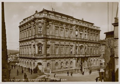 Perugia, University of Foreigners, c 1920 af Italian Photographer