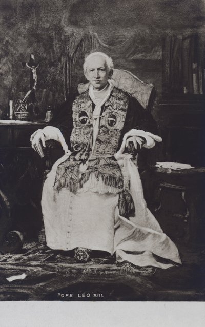 Papst Leo XIII von Italian Photographer