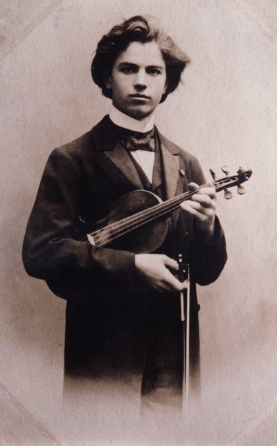 Portræt af Jan Kubelik (1880-1940), tjekkisk violinist og komponist af Italian Photographer