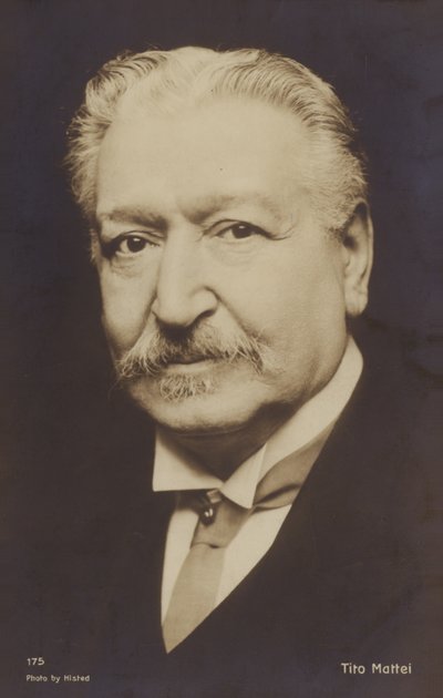 Portræt af Tito Mattei af Italian Photographer