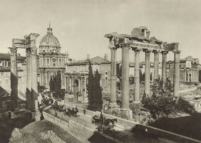 Forum Romanum med de nye udgravninger af Italian Photographer