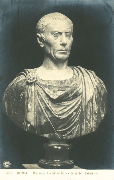 Rom, Capitoline Museum, Buste, Julius Cæsar af Italian Photographer