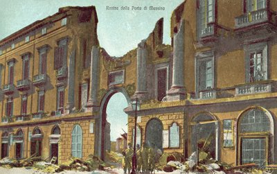 Ruin af Messina-porten af Italian Photographer