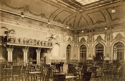 San Remo, Casino Municipale, Winter Garden (s/h-billede) af Italian Photographer