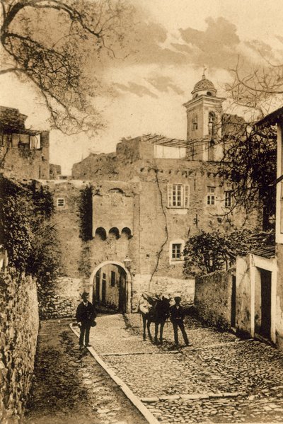 San Remo, Porta S Giuseppe (s/h-billede) af Italian Photographer