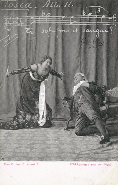 Scene fra Tosca (s/h foto) af Italian Photographer