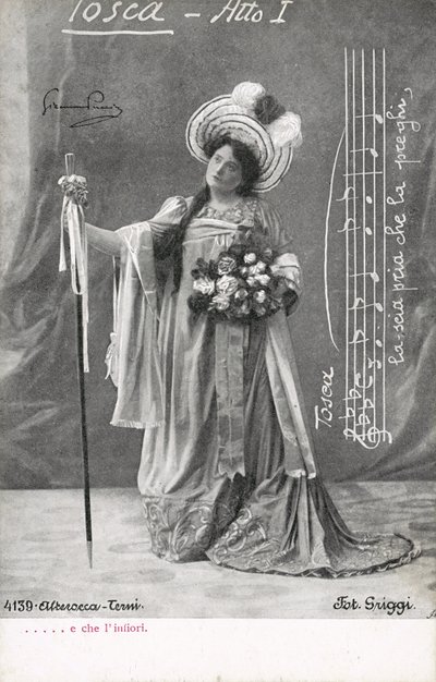 Scene fra Tosca (s/h foto) af Italian Photographer