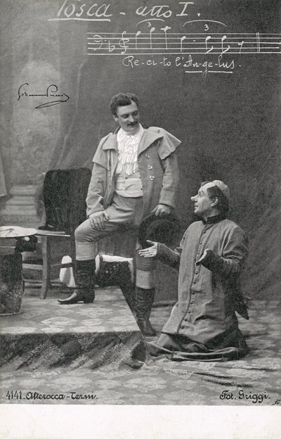 Scene fra Tosca (s/h foto) af Italian Photographer
