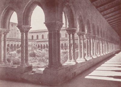 Sicilien: Klosteret, Monreale (s/h-foto) af Italian Photographer