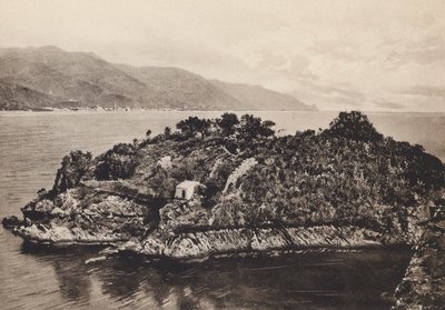 Taormina, Isola S Nicola (s/h-foto) af Italian Photographer