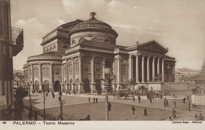 Massimo Theatre, Palermo, Sicilien af Italian Photographer