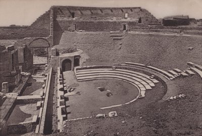 Teatro Tragico, Teater for Tragedier, dramaer (s/h-billede) af Italian Photographer