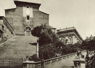 Kirken S Maria Aracoeli af Italian Photographer