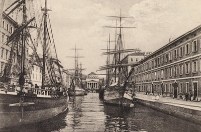 Trieste: Canale Grande (s/h-foto) af Italian Photographer