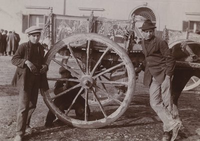 Typisk siciliansk vogn, 1920 af Italian Photographer