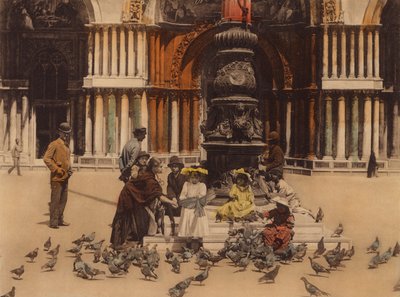 Venedig / Venedig: Piccioni (foto i farver) af Italian Photographer