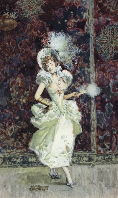 Ved Watteau af Italian School