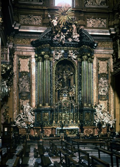 Ignatius-alter ved Jesu Kirke i Rom (barokkunst). af Italian School