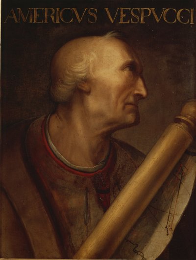 Amerigo Vespucci af Italian School