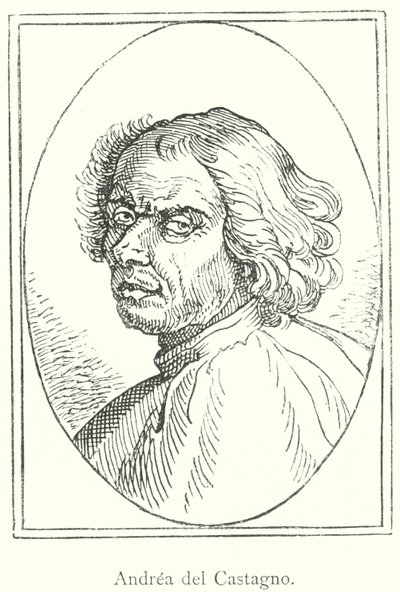 Andrea del Castagno (gravering) af Italian School